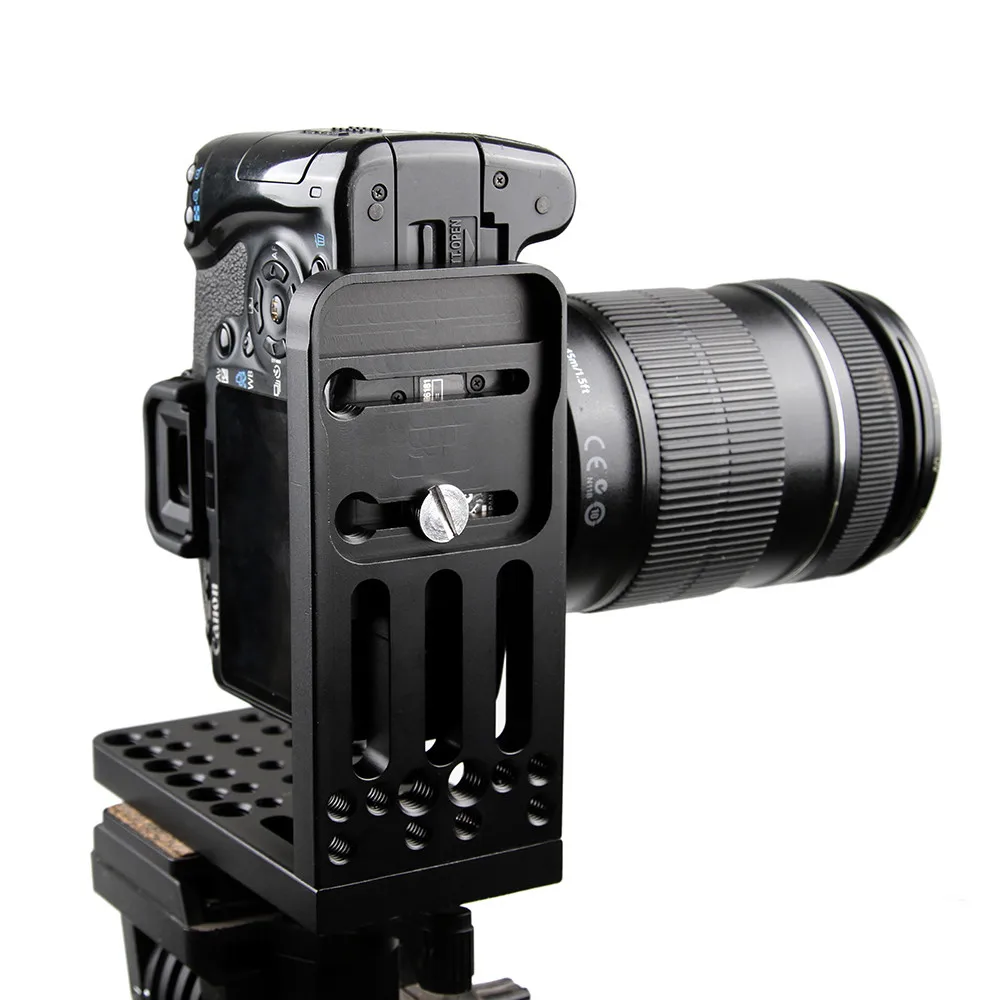 Быстроразъемный l-образный кронштейн 1/4 винтовое крепление для Canon Nikon Sony Pentax Olympus