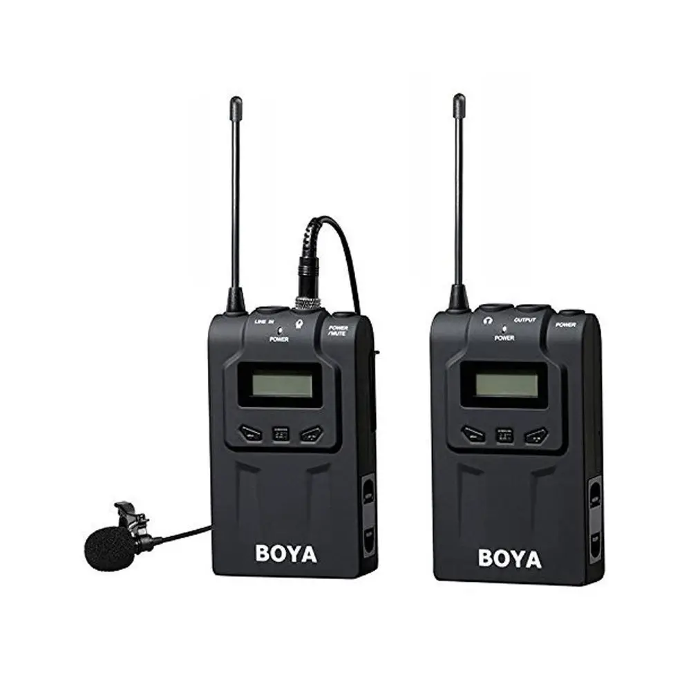 BOYA BY WM6 беспроводной микрофон с передатчиком 48 каналов всенаправленный петличный
