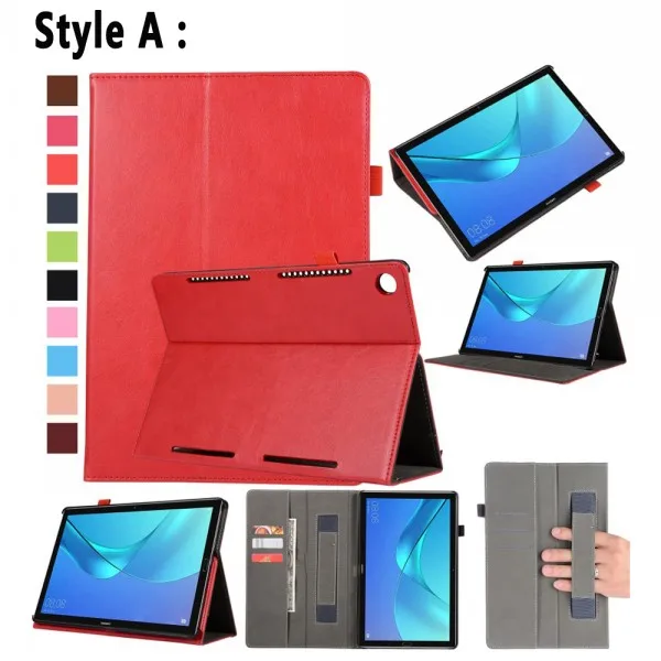Style A Кожаный чехол премиум-класса для huawei Mediapad M5 10 Pro 10,8 CMR-W19 CMR-W09 CMR-AL09 чехол умный чехол для huawei Mediapad M5 10,8 - Цвет: Style A