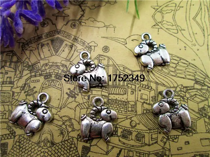 30 шт.-Искусственная подвеска Античные тибетские серебряные подвески в виде