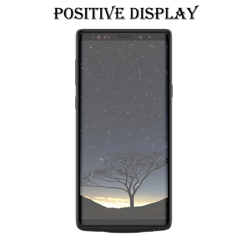 Роскошный 5000 мАч Зарядное устройство ультра тонкий чехол для samsung Galaxy Note 9 power Bank