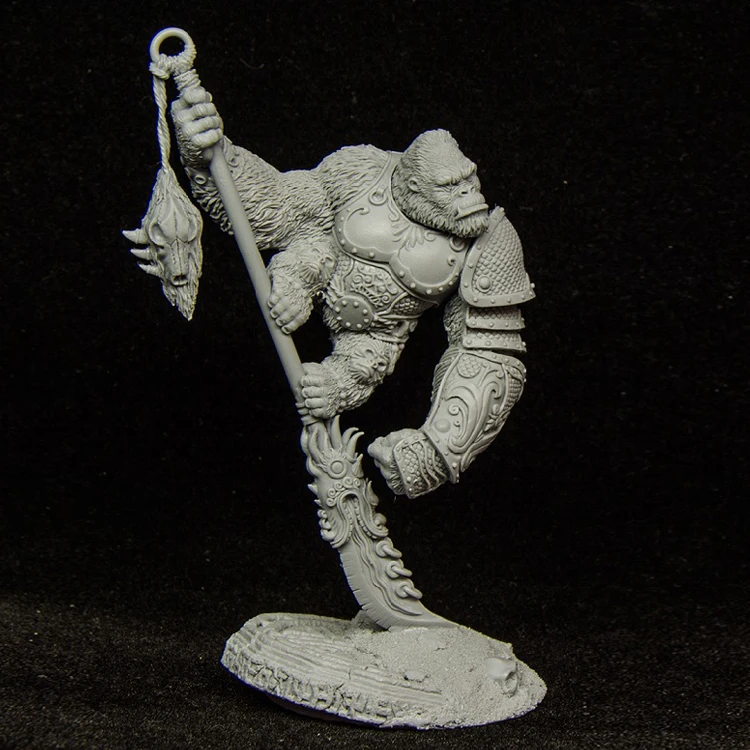 Фигурка из смолы WARLORD KONG 40 мм GK в разобранном и неокрашенном виде | Игрушки хобби