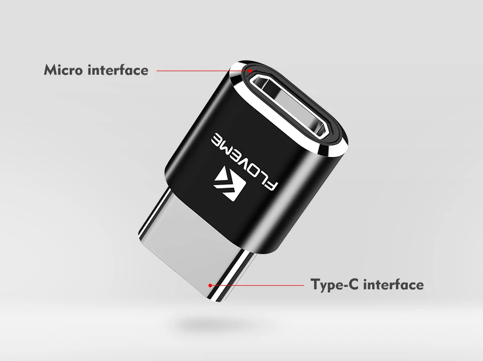 FLOVEME Micro USB мама к type C папа OTG адаптер для samsung S9 USB 2,0 мама к type C папа адаптер для huawei P20 Pro