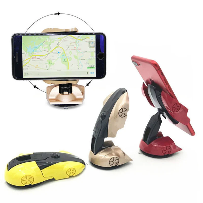 

Universal Car Mount Phone Holder 360 Degree Rotation Sports Car Model Phone Mount Holder Stand For 3.5-6 inch Cell Phone