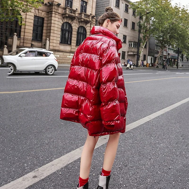 Зимние пуховые пальто женские новые белые пуховики на утином пуху утепленные