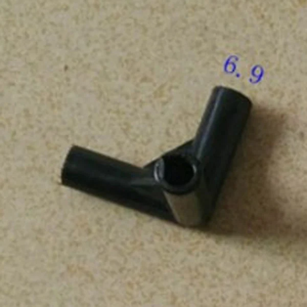 6.9mm 90 degree Малый размер соединитель шкаф фитинги DIY вечерние принадлежности, игровая комната/домашнее животное поддержка, детское шарнирное соединение для палаток 20 шт./лот - Цвет: 6.9mm 90 degree