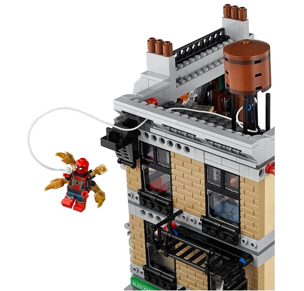 Marvel Мстители Бесконечность войны святилище Sanctorum Showdown Legoed Building Block мультфильм