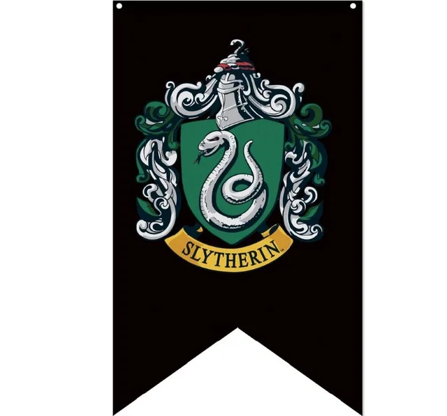 1pc 75X125cm flag Harri магические трюки баннер украшения Гарри Гриффиндор Слизерин Рейвенкло Плавающие Летающие вечерние флаг игрушка для детской вечеринки - Цвет: 1pc 75X125cm flag