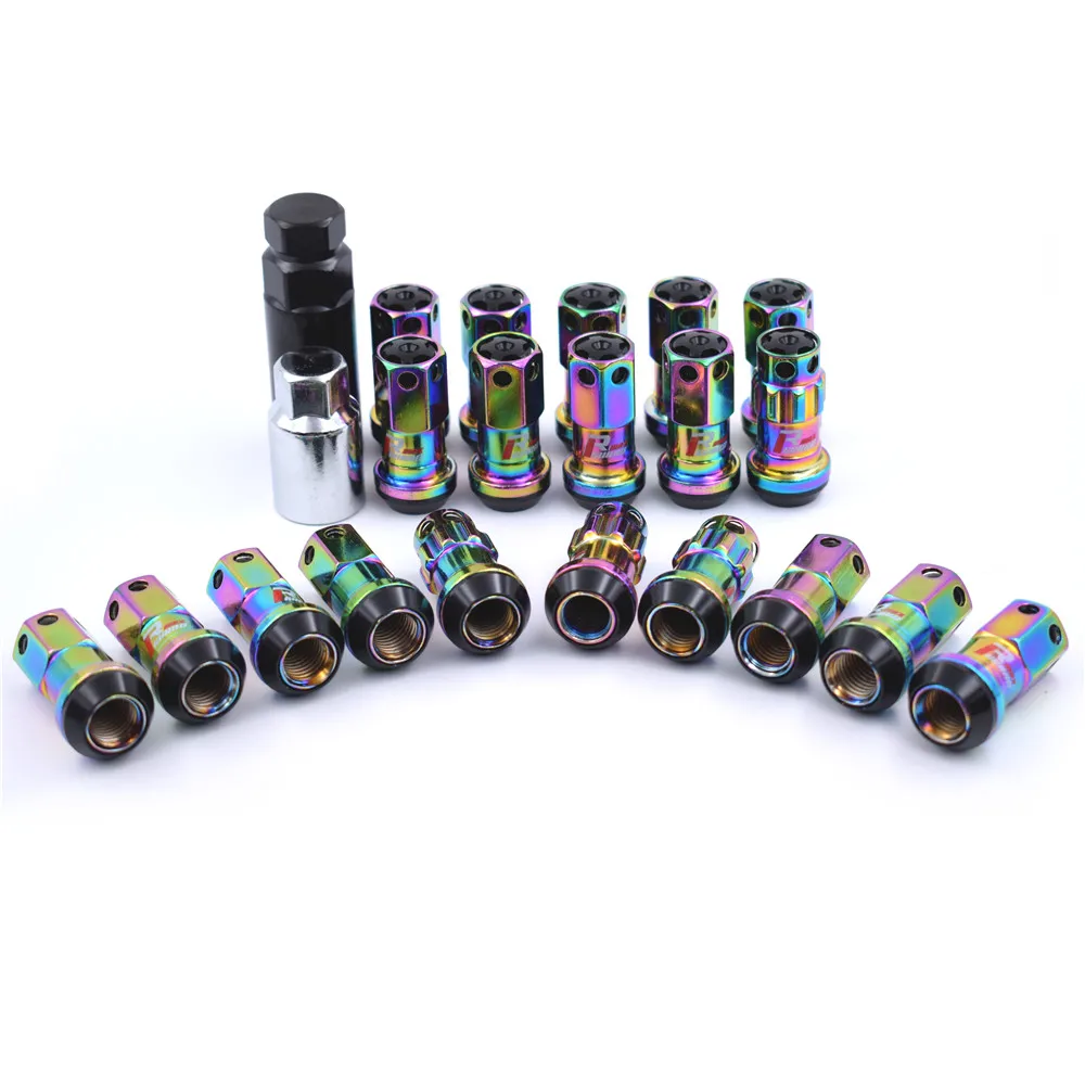 R40 стиль Neo Chrome гоночный композит 44 мм M12x1.5/1 25 обода колеса гайки 20 шт./компл.