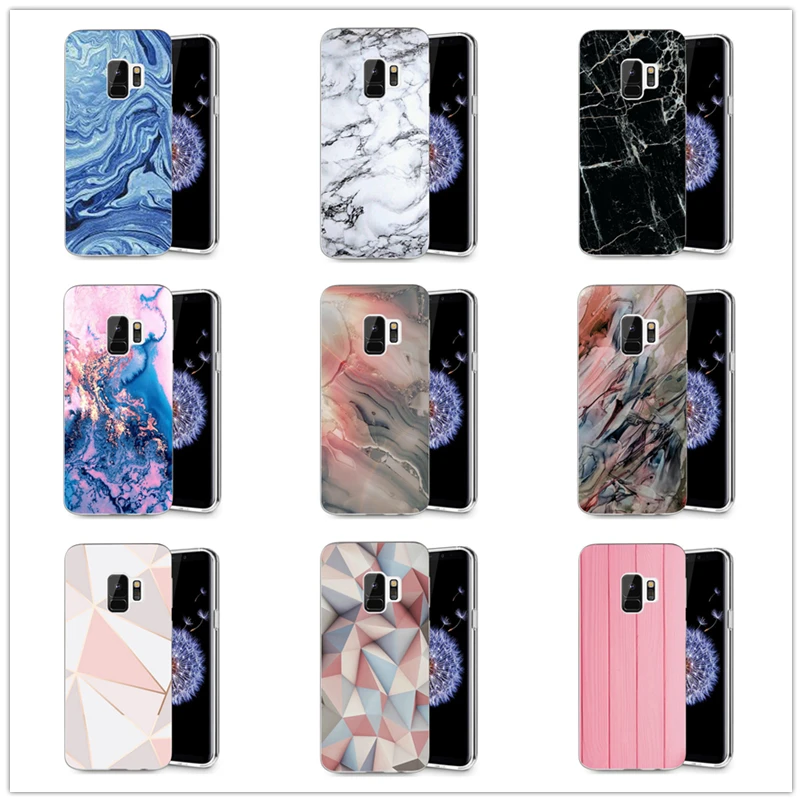 TPU Luxury For Samsung Galaxy S3 S9 S9Plus S8 Plus S7 edge Note 8 Colorful Froral Soft Painted Design Cover Fundas R126 |