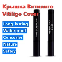 vitiligo covering waterproof concealer pen hide women men kids skin white patch loss colour on face arm body instant makeup 2pcs