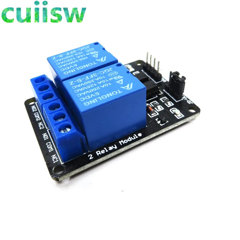5 шт./лот новый в 2 канальный релейный модуль щит для Arduino Electronic 10A|Реле| |