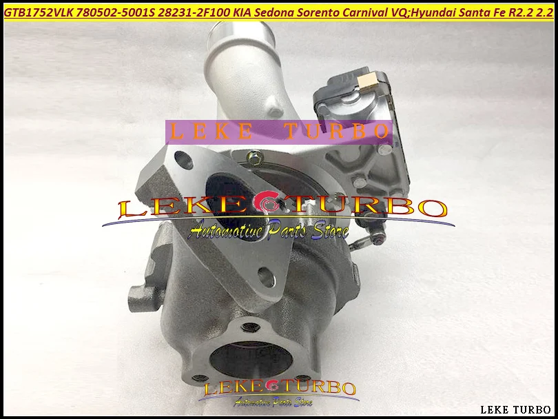 Турбо GTB1752VLK 780502 5001S 0001 28231 2F100 для Hyundai Santa Fe KIA Sedona Sorento Carnival VQ R2.2 2.2L|turbo turbo turbo|turbo