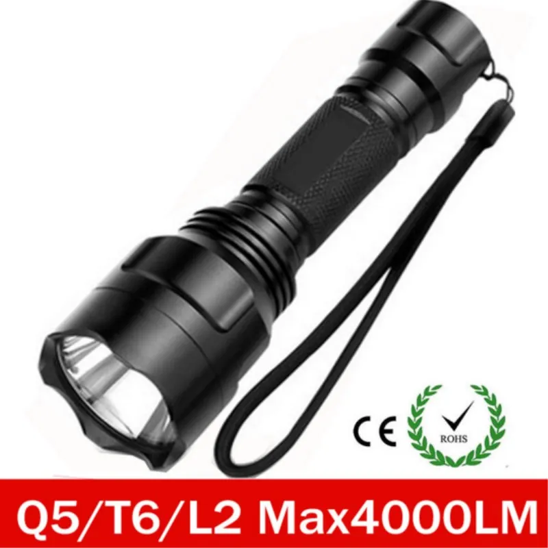 Супер Яркий LED XM L2 U2 xml T6 Q5 Фонарик 5 Режим Lanterna Вспышка Света Отдых На Природе или