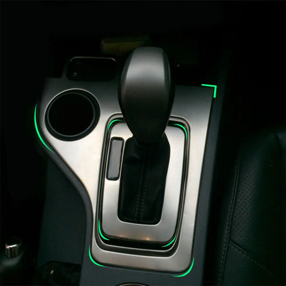 Наклейка на панель переключения передач из нержавеющей стали для Ford Everest LHD 2015 2016