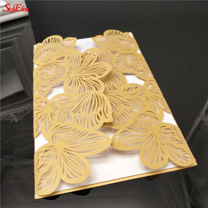 1 шт. свадебные приглашения с лазерной гравировкой | Дом и сад