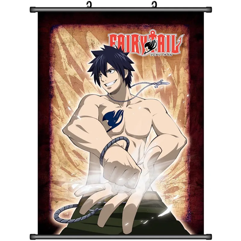 Японские декоративные картины аниме Фея хвост серый Fullbuster &amp Natsu Dragneel Heart filia