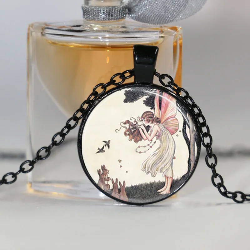 Бесплатная доставка музыкальное сказочное ожерелье Лесной Феи кролики фантазия