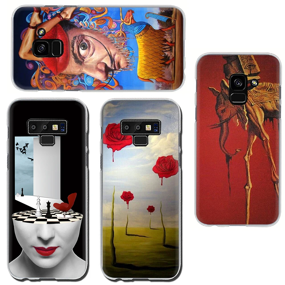 Чехол для телефона Salvador Dali Art Жесткий Samsung Galaxy A3 A5 2016 2017 A7 A8 A9 2018 A 10 30 40 50