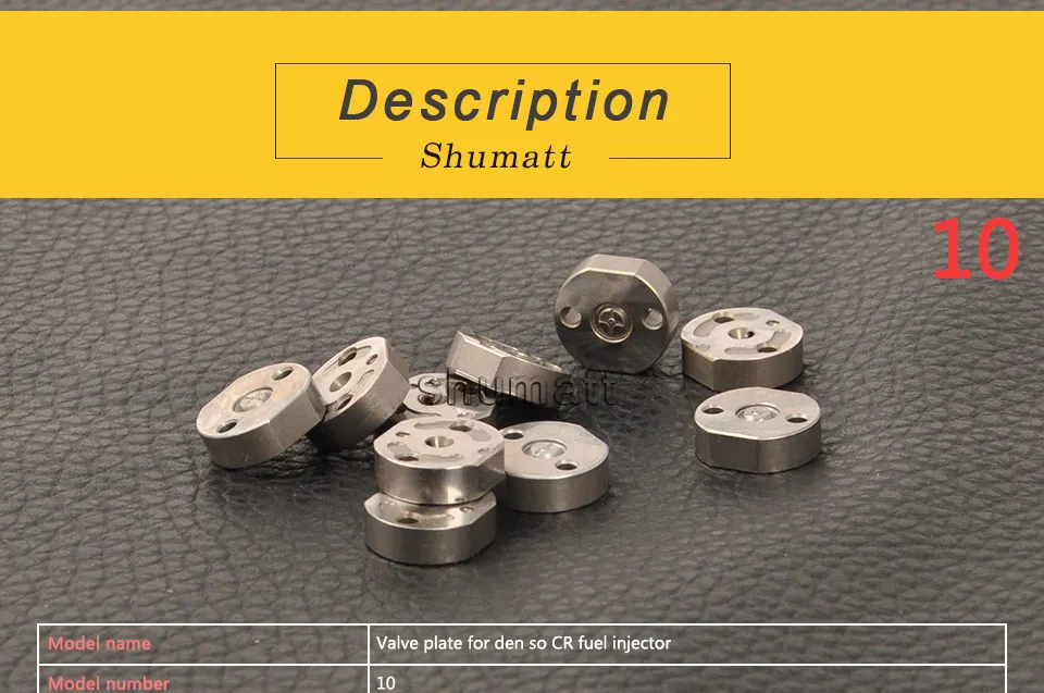 Common Rail Управление Клапан 10# d-Энсо инжектор поток orifice Клапан пластина для hino j05e/J06/ j11c/j08e/J08 для isuzu 4HK1/6HK1