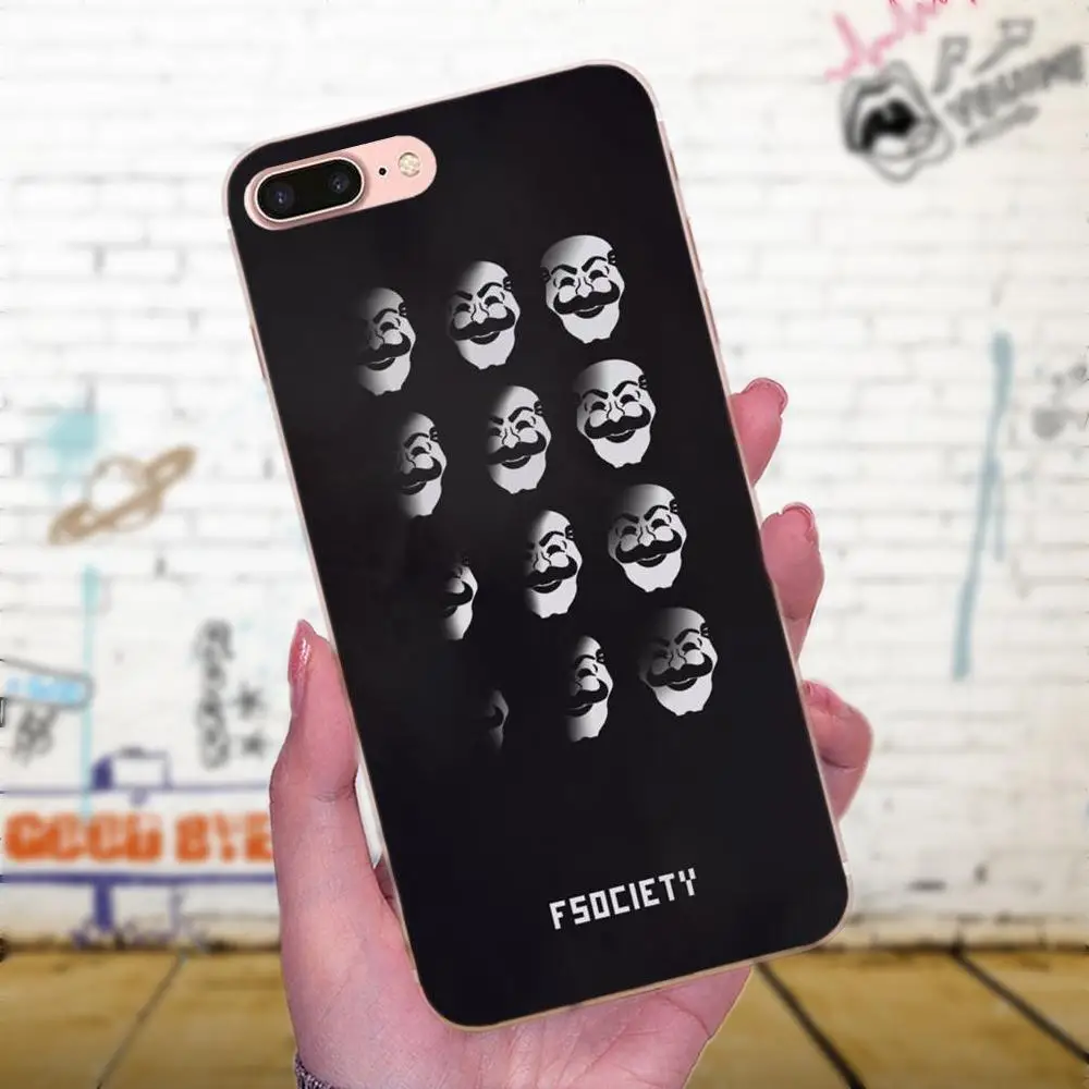 Мягкий термополиуретановый чехол для телефона Mr Robot первая ставка Apple iPhone 4 5 5C 4S SE 6