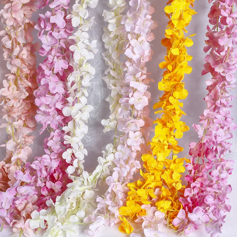 Artificial flower wedding supplies strip 200cm string hydrangea wisteria rattan orchid | Дом и сад
