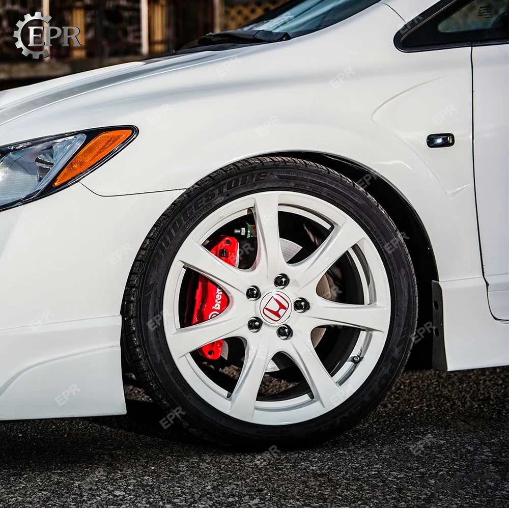 Для FD2 Civic Js Racing FRP стекловолокно переднее вентилируемое крыло (ширина 20 мм) для Honda