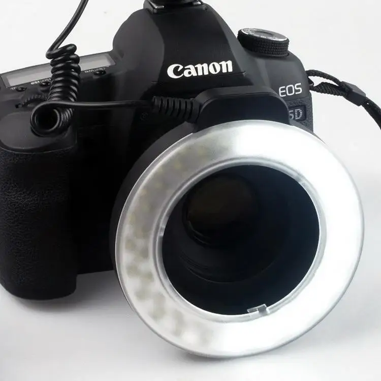 WANSEN WS светодиодный 48 макро освещение видео кольцо вспышка для Nikon Canon DSLR камеры|ring