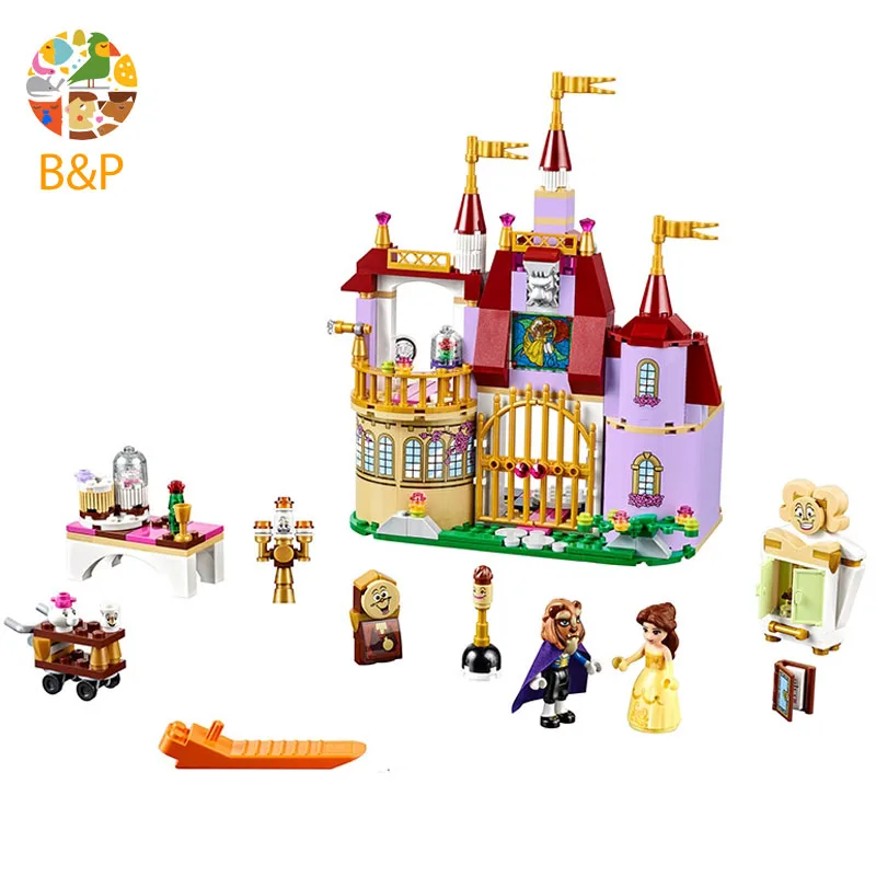 41067 Совместимость с Leoging друзей принцессы 376 шт. Belles заколдованный замок Building Block