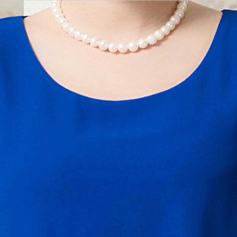 Шифоновая рубашка для женщин среднего возраста летний пуловер с коротким