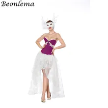 Beonlema вышивка Overbust Korset сексуальное женское белье корсет платье
