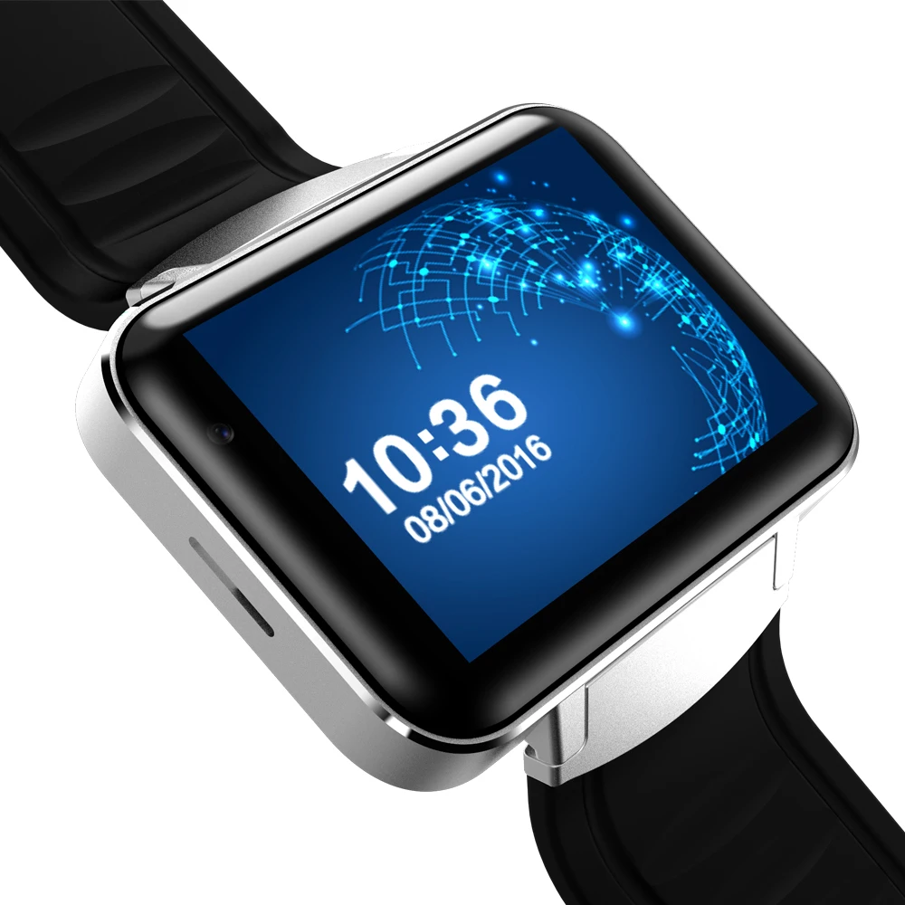 Smartch DM98 Bluetooth Смарт часы 2 дюймов ОС Android 4 3g телефон MTK6572 Dual Core 1 ГГц Гб Встроенная