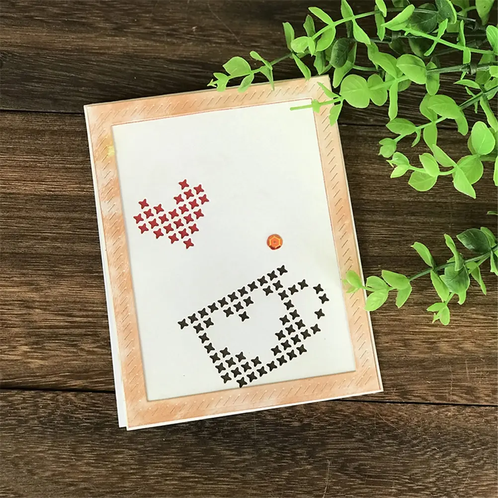 6 стилей для резки фукла квадратная рамка прямоугольная высечка металла