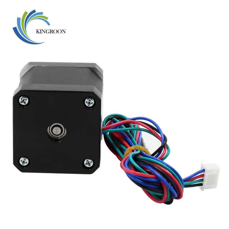 42 Шаговый двигатель Nema 17 4 Lead 42bygh 1.7A (17HS4401S) с контактным кабелем Dupont запчасти для