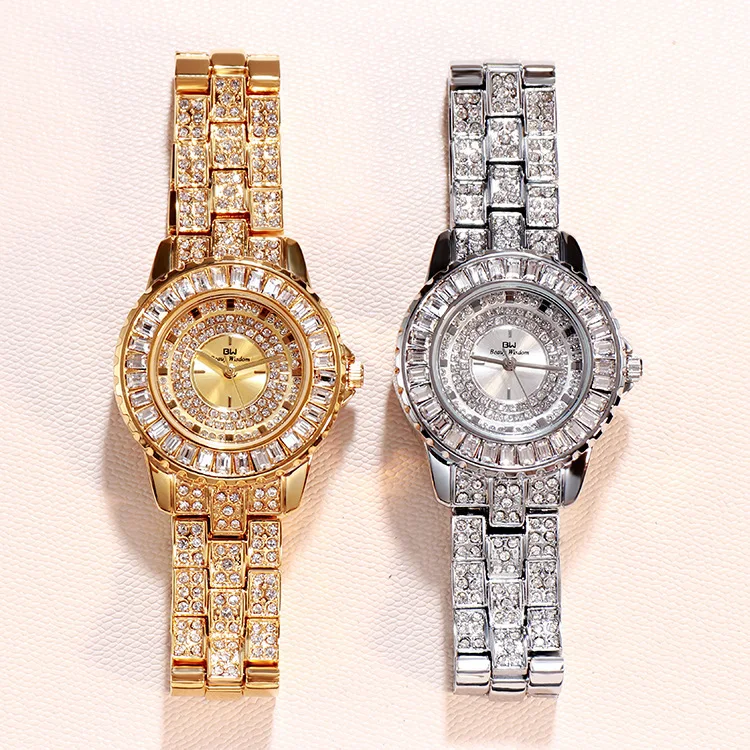 Top Luxury Brand Women Watch Quartz Gold Watches Waterproof Lady Wrist Diamond Bracelet Clock reloj mujer-women | Наручные часы