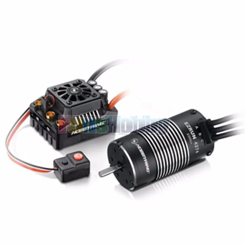 Hobbywing 4274 KV2200 двигатель и EZRUN Max8 V3 150A ESC Водонепроницаемый регулятор скорости Combo-Max8/Traxxas разъем для 1/8