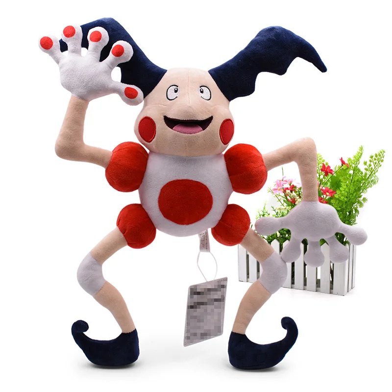 Mr.Mime Фильм и ТВ аниме мультфильм детектив Пикачу Mr. Mime плюшевые куклы Peluche игрушка Отличный подарок на Рождество для детей - Цвет: Mr.Mime