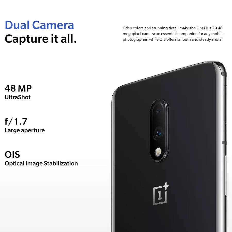 Оригинальный Oneplus 7 мобильный телефон 8 Гб 256 ГБ Snapdragon 855 6 41 дюймов экран отпечаток