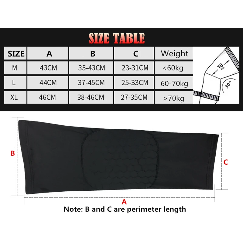 

2PCS Honeycomb Kneepad Elbow Kneecap Protective Knee Pads Support Basketball Soccer Leg Sleeves Compression Knee Brace Protector