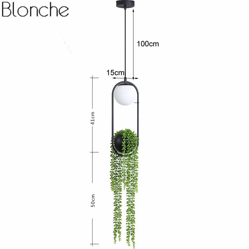 Скандинавские DIY подвесные светильники для растений Skygarden Светодиодная лампа цветочный горшок подвесной светильник столовая Ресторан освещение светильники домашний декор