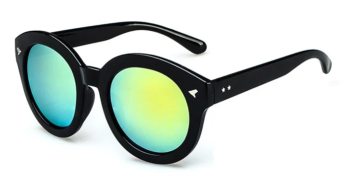 Красочная кавеола Солнцезащитные очки женские Повседневное UV400 модные девушка