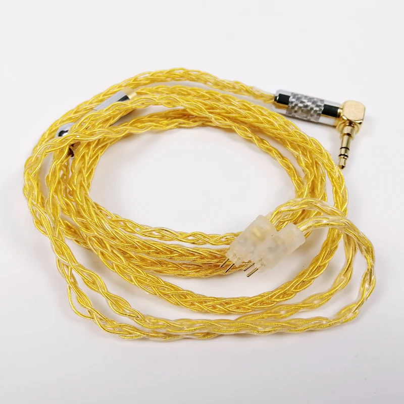 8 штук кабель для наушников MMCX Shure SE215 SE535 Sennheiser IE80 IE8 IE8I w4r TF10 A2DC IM50 посеребренные L