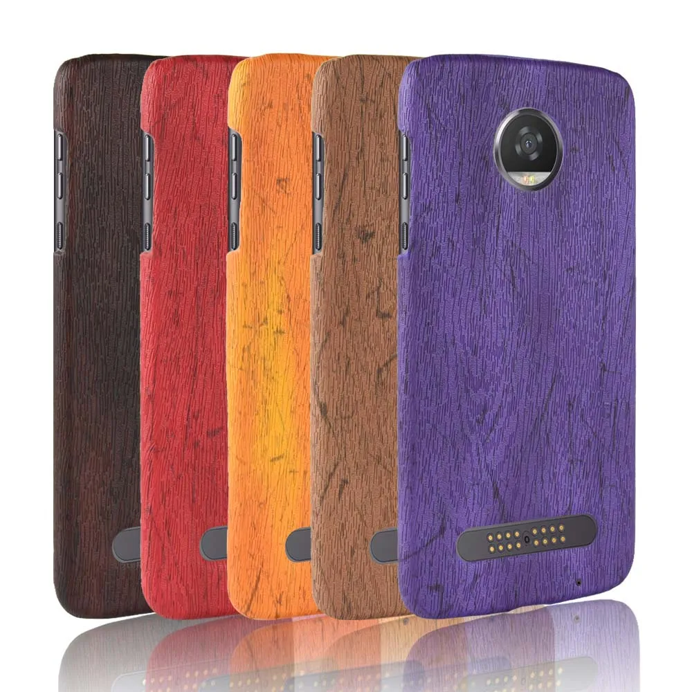 

SUBIN New Case For Motorola Moto Z2 play XT1710-08 Retro wood grain Mobile phone Back Cover Phone Protective Case for Z2PLAY