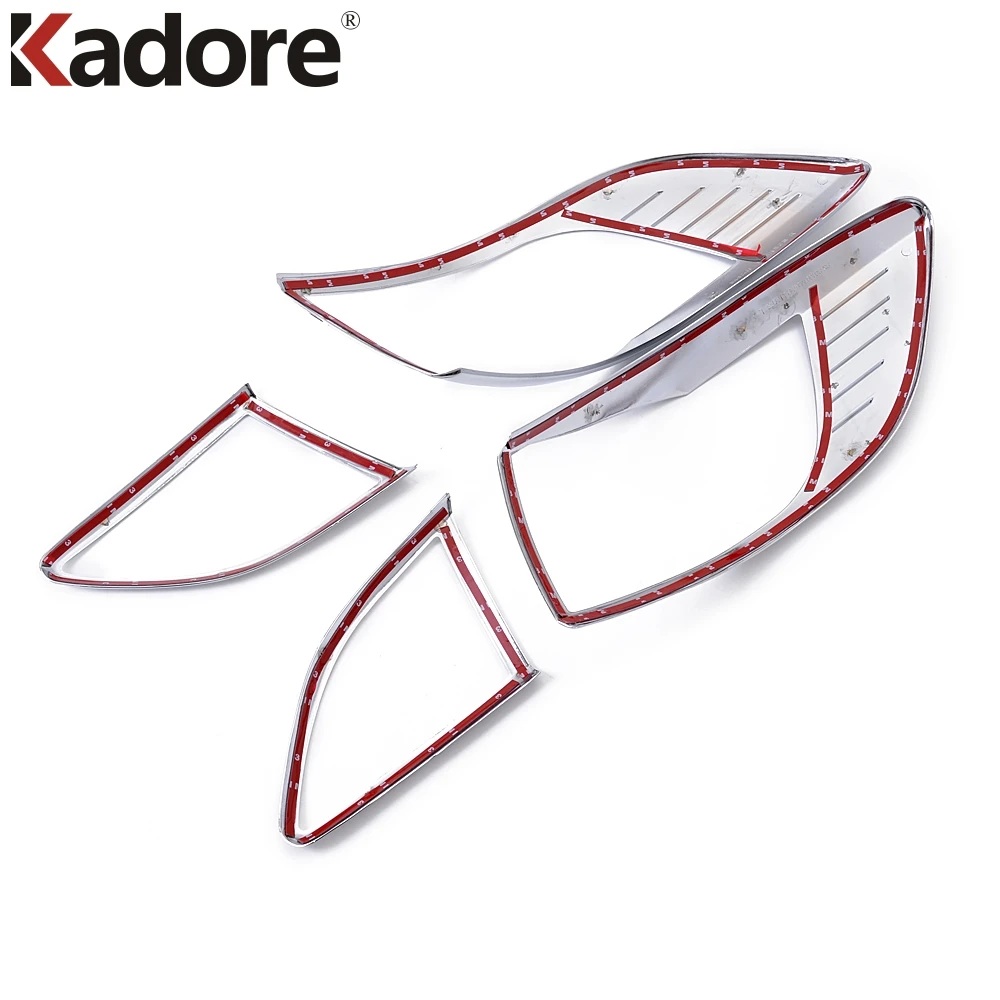 Хромированный чехол для заднего фонаря Mazda 3 2010 2011 4 двери седан ABS|trim cover|tail light