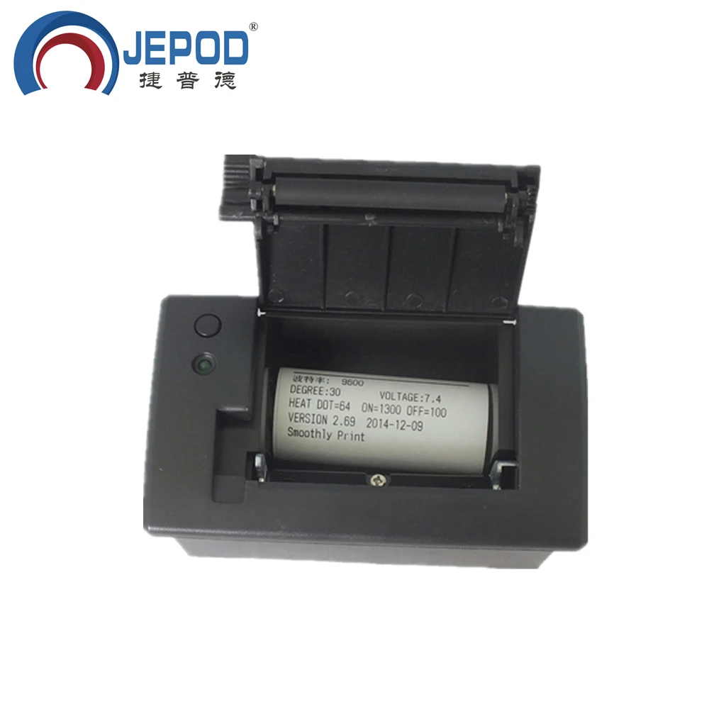 JEPOD QR-701 Ultra mini Встроенный термопринтер для чеков 58 мм 90 мм/s TTL/RS232 дешевый принтер