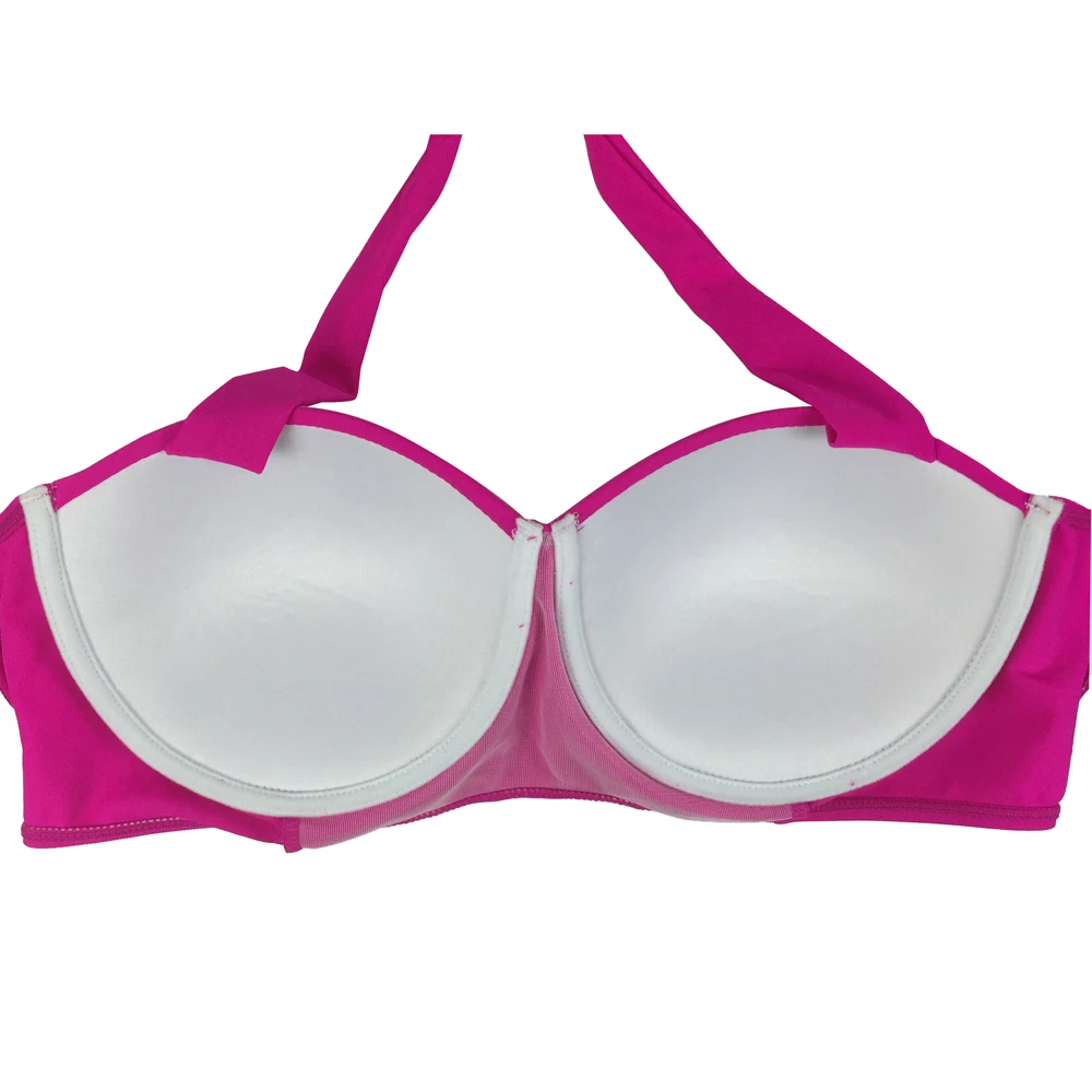 2017 плюс размер купальники женский комплект бикини пуш ап купальник высокая талия