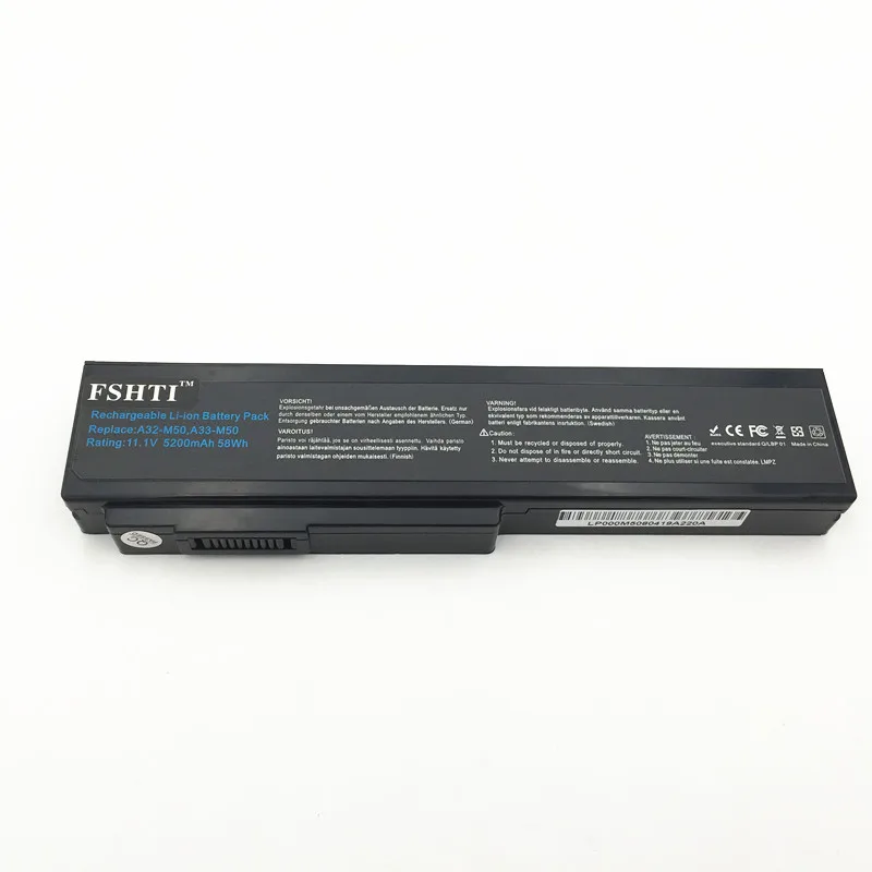 Аккумулятор для ASUS N53JG N5M60JV M60V M60VP M60W N43 N43J N43JF N43JM N53 N53D N53DA N53J N53JF3JL N53JN N53JQ