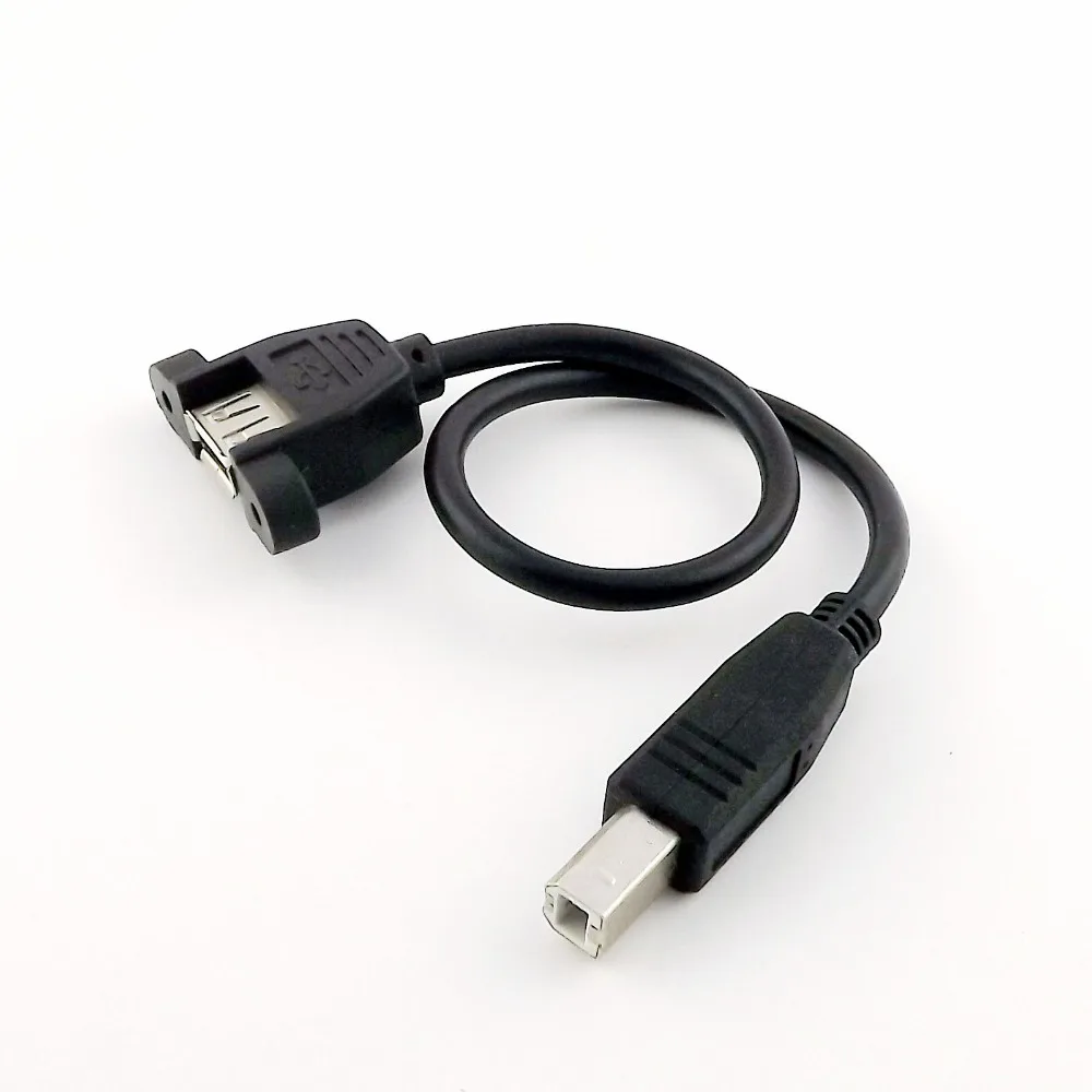 5 шт. Панельное крепление USB 2 0 A Мама к B папа соединительный кабель для принтера