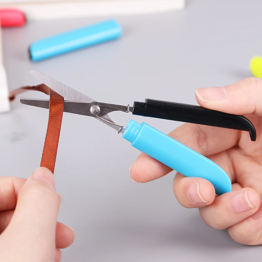 1 шт. Новинка портативный, цвета леденцов Ножницы DIY Скрапбукинг резак для фотобумаги канцелярские ножницы офисные школьные принадлежности