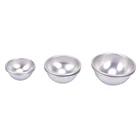 2 шт. 3D шар в форме шара Бомбочки для ванны креативная форма металлический алюминиевый сплав Бомба для ванны форма DIY инструмент для купания, аксессуары